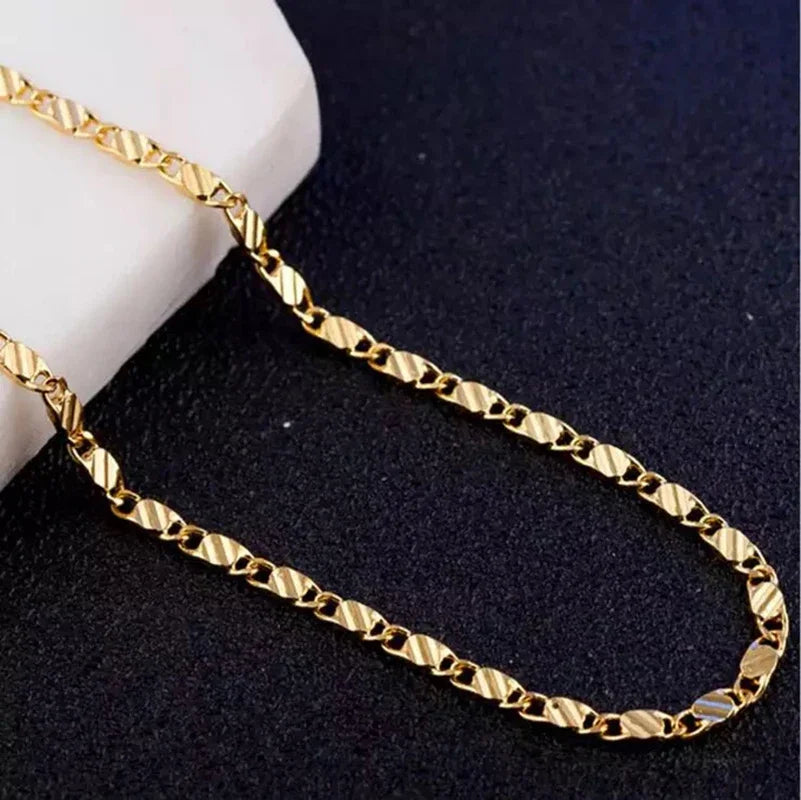 The Windsor Ellipse GoldChain