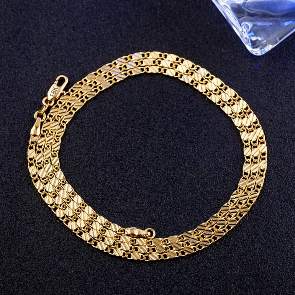 The Windsor Ellipse GoldChain