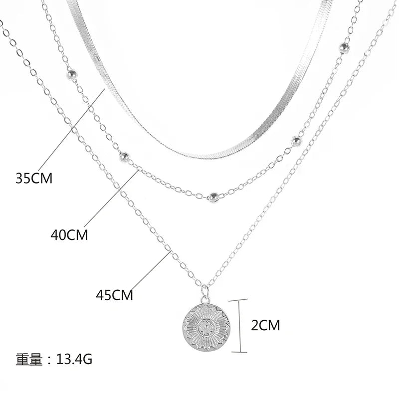 The Celestia Silver Layered Trio