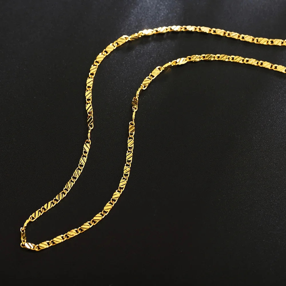 The Windsor Ellipse GoldChain